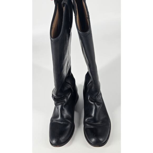 Frye Melissa 2 Button Knee High Extended Calf Riding Boot Old Money Equestrian - Picture 6 of 7